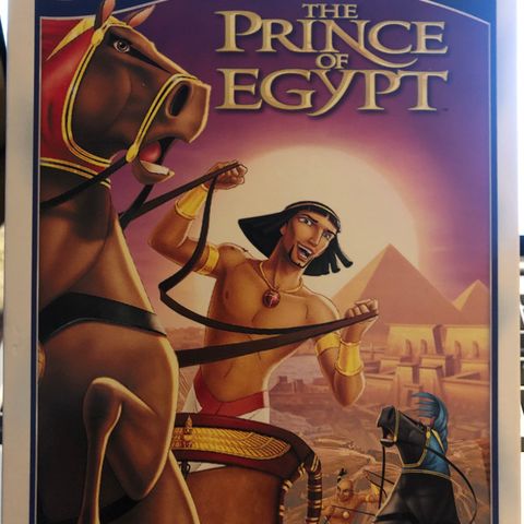 *NY* Prinsen av Egypt - dvd - Norsk tale og tekst - i plast