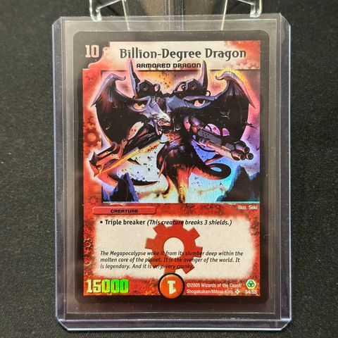 Duel Masters - Billion-Degree Dragon (Holo Foil) S4/S5