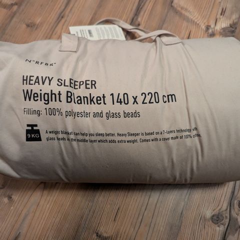 Heavy sleeper vektdyne fra Kid, 9 kg.