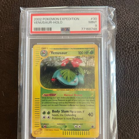 Pokemon Venusaur Holo Psa 9 Expedition Base Wotc Mint 30/165