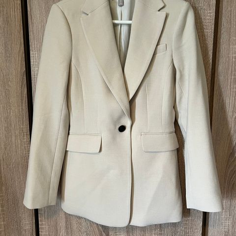 Hvit Dressjakke/blazer