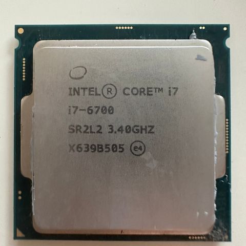 Intel core I7 6700