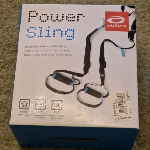 Power sling, uåpnet i esken