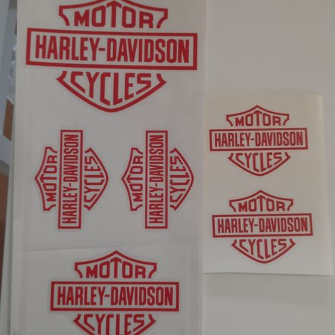 Harley Davidson klistremerker/logo