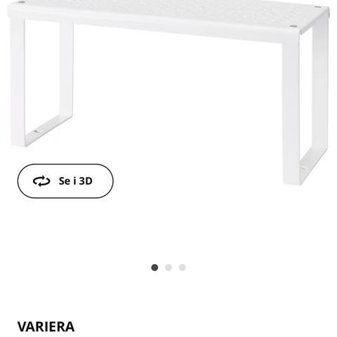 Hylleonnsats VARIERA fra Ikea