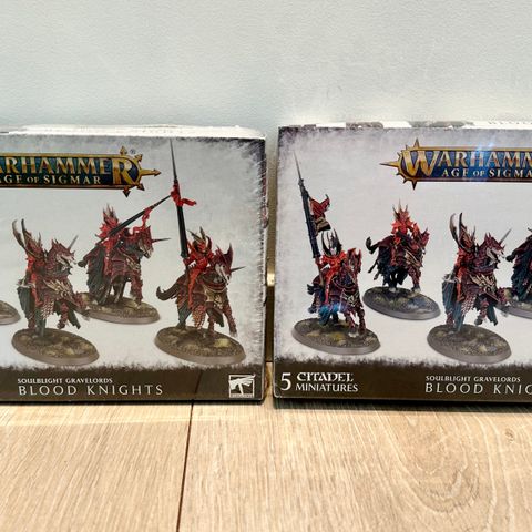 Blood Knights Soulblight, Warhammer (Frakt inkl. Betaling ETTER levering)