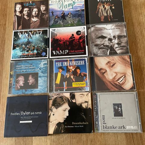 CD samling (165 stk.) selges samlet kr 2500,-