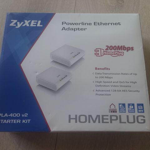 Powerline Ethernet Adapter (ubrukt).