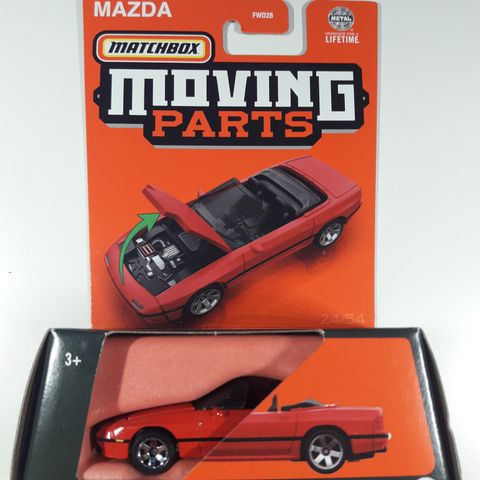 Matchbox Moving parts Mazda RX7 1988 (Hot Wheels)