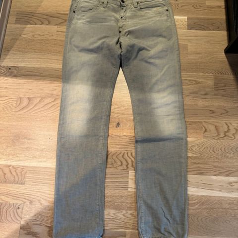 Raer Designer Jeans Olabukse Dongeri Str 34 Ubrukt