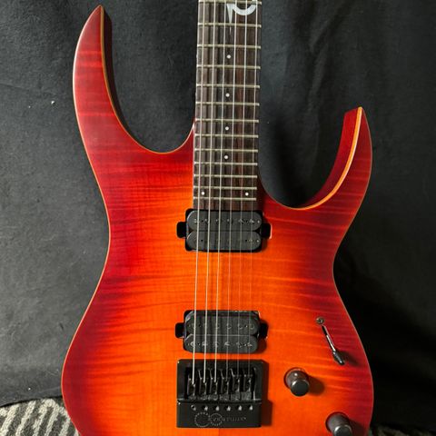 Solar Guitars S1.6 ET FSBM Limited Edition 2018 - Flame Solar Burst Matte