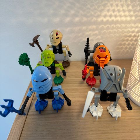 Lego Bionicle Turaga komplett sett (6 stk)