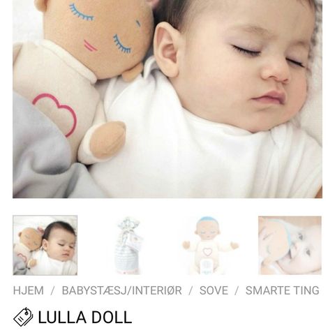 Lulla Doll (sovebamse, søvnhjelp for baby)