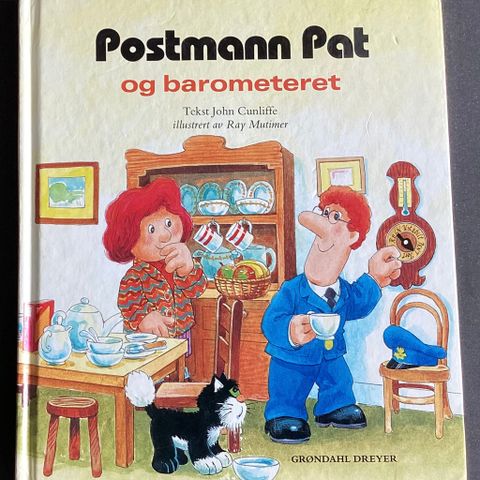 POSTMANN PAT OG BAROMETERET- 1995, 1 fin bok, H. 23,25 cm B. 20 cm, «SOM NY»