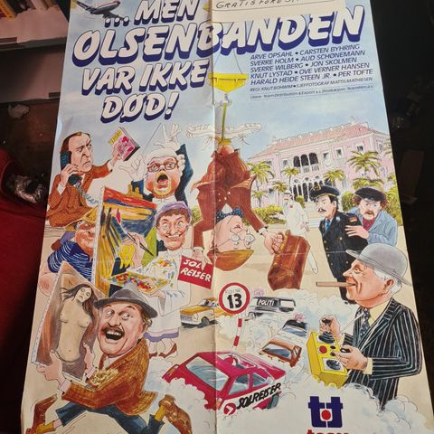 Men Olsenbanden var ikke død! Plakat!