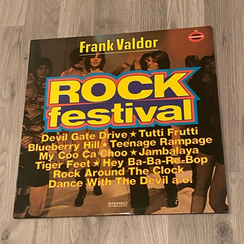 LP - Frank Valdor and his Dimension-Singers - Rock Festival