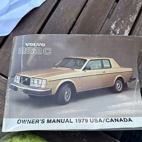 Volvo 262 instruksjonsbok