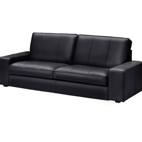 vakkert skinn Ikea KIVIK sofa (3+4) seter