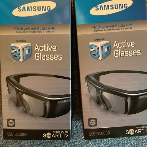 2 stk Samsung 3D Active Glasses SSG-3100GB