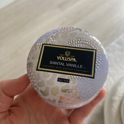 Voluspa santal vanille stearinlys