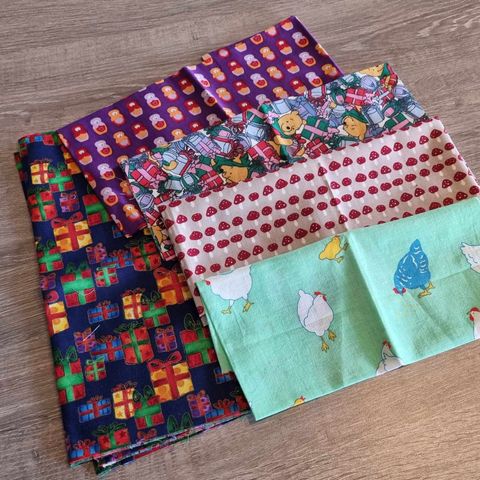 Stoffpakke for patchwork / lappeteknikk / hobby