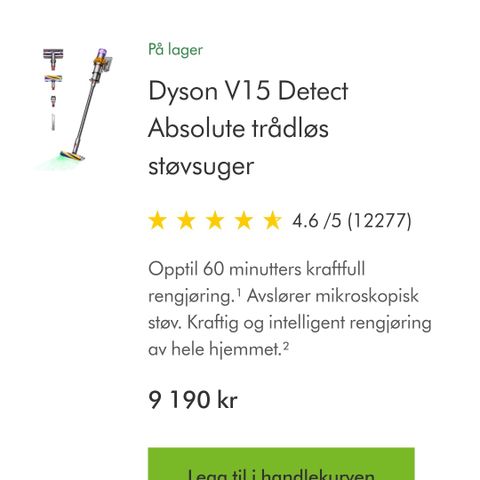 Dyson V15 Detect Absolute