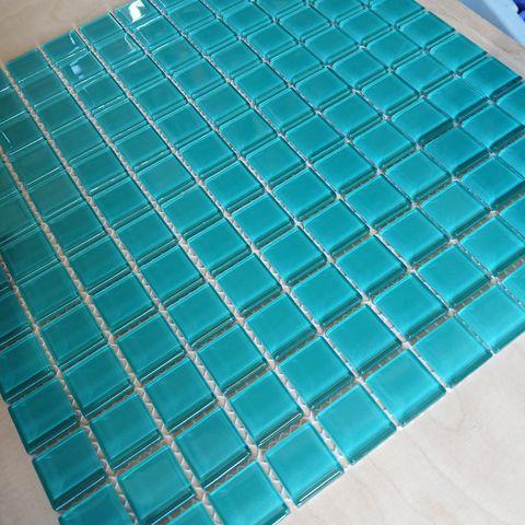 Glassmosaikk 23x23mm Brett 300x300mm