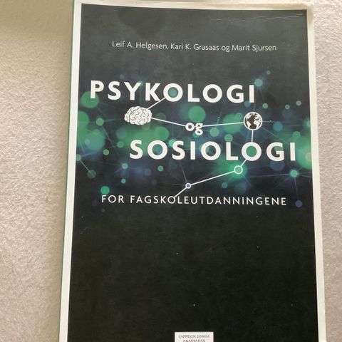 Psykologi og sosiologi for Fagskoleutdanningene.