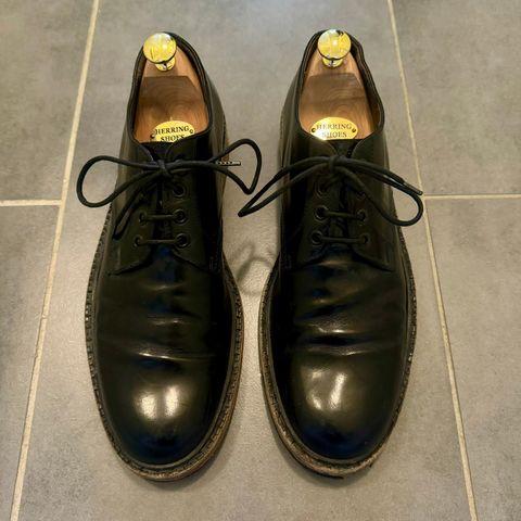 Acne leather shoes