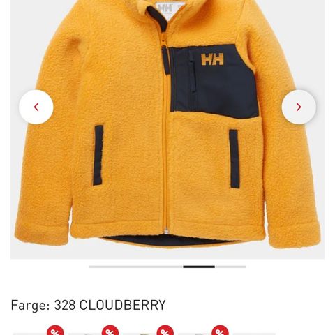 HH fleece jakke