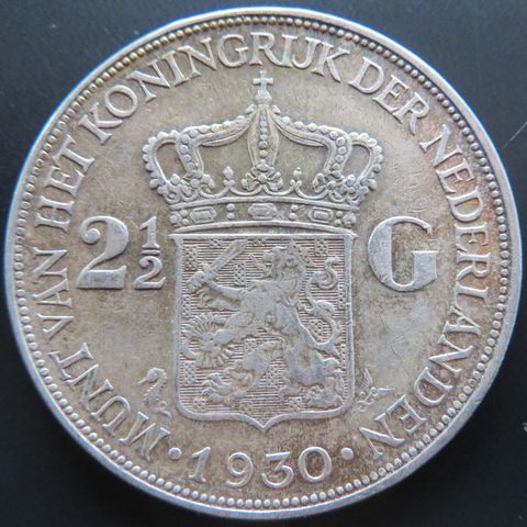 Nederland, 2,5 gulden 1930