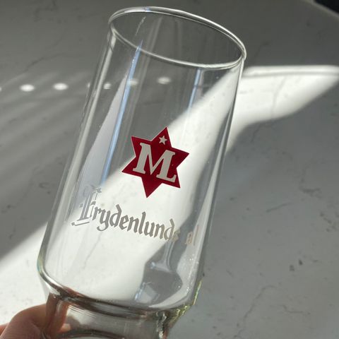 Frydenlunds ølglass 15 cm