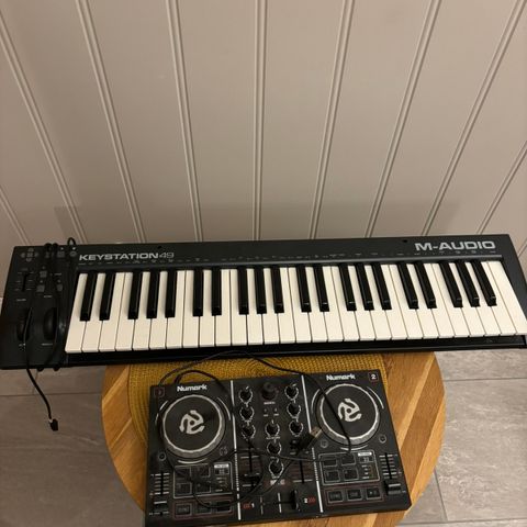 Dj brett og MIDI keyboard