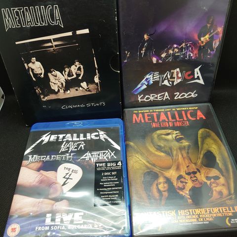 Metallica musikk DVD og Blu-ray