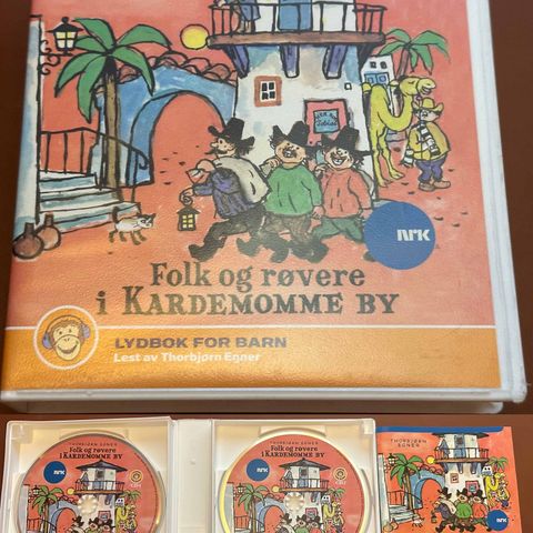 Folk og røvere i Kardemomme by - Lydbok - 2xCD inkl bokhefte