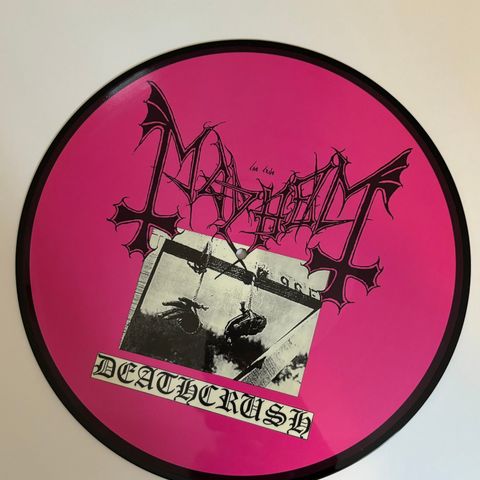 Mayhem Deathcrush pink rosa LP picture disc nr 272/1000