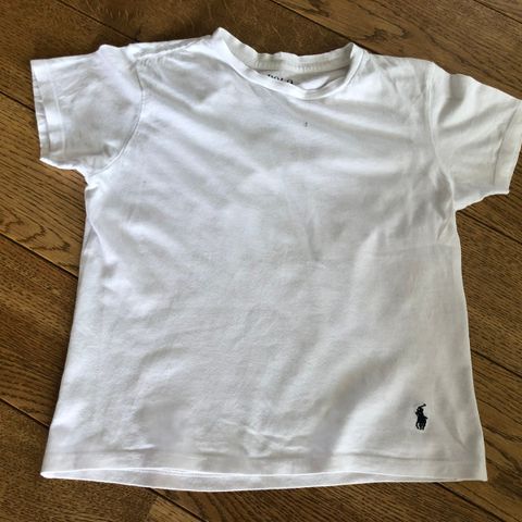 Hvit Polo Ralph Lauren undertrøye str S