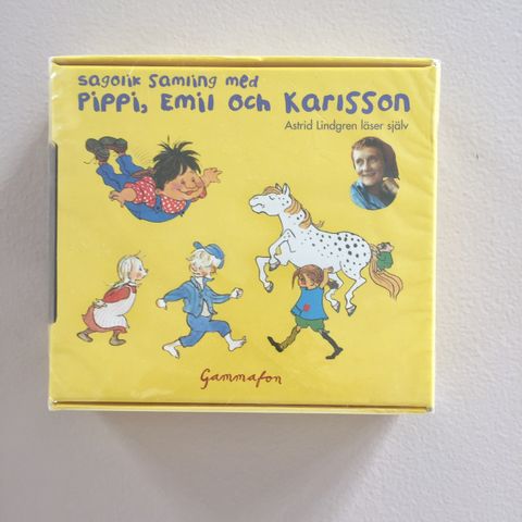 Sagorik samling med Pippi, Emil og Karlsson.