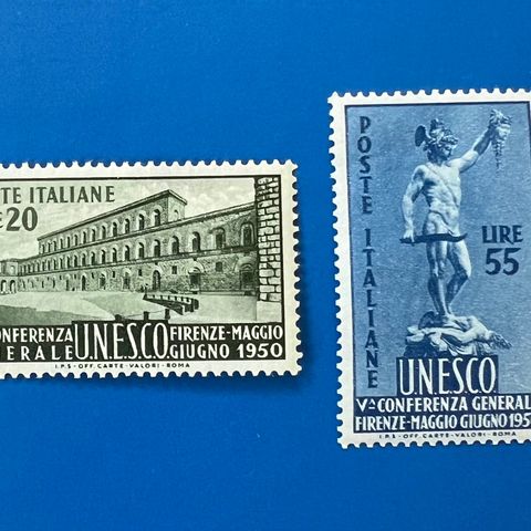 Italia 1950 Unesco postfrisk set