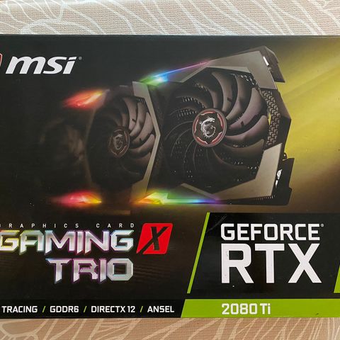 MSI Gaming X Trio 2080 ti