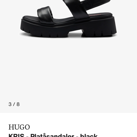 Hugo skinn sandaler, str 36