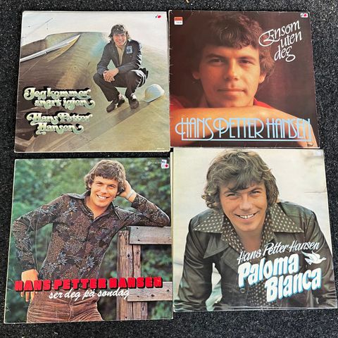 Hans Petter Hansen - 4 stk Vinyl plater - Pen kvalitet