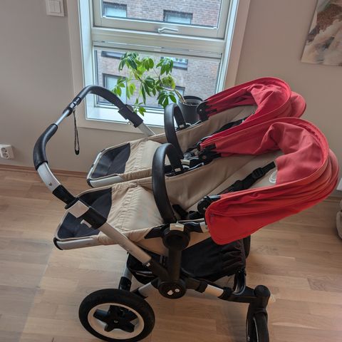 Bugaboo Donkey tvilling/søskenvogn