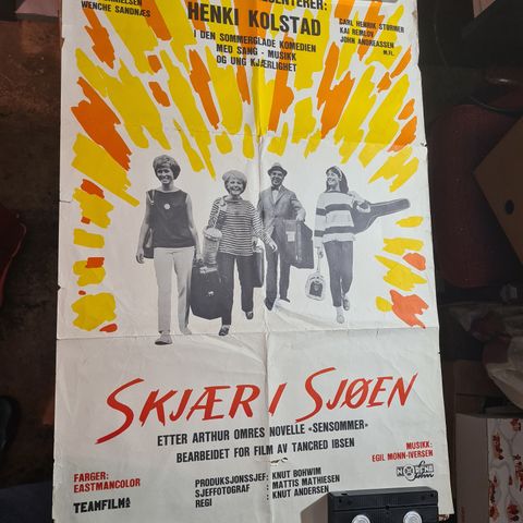 Plakat Skjær i Sjøen fra 1965!