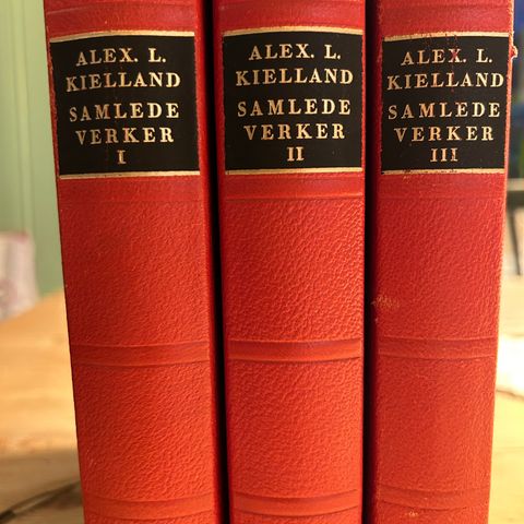 Alexander L. Kielland samlede verker 3 bind