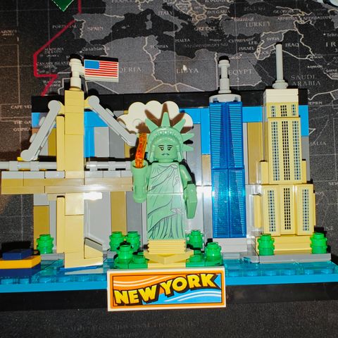 Lego New York Postkort 40519