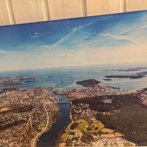 Bilde av innseilingen til Kristiansand (70x40cm) (Landskapsfotografene)