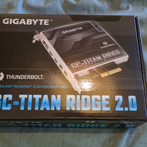 Gigabyte GC-TITAN RIDGE 2.0 Thunderbolt 3 PCIe