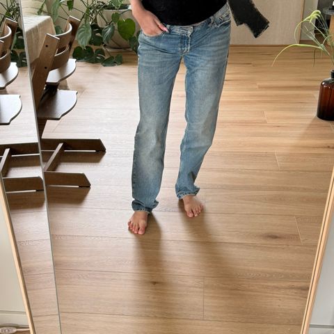 Zara low rise jeans