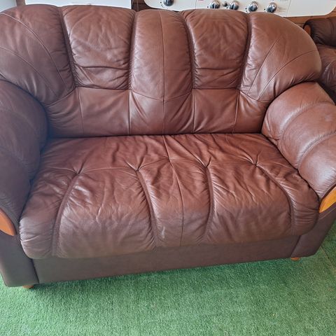 Sofa i skinn